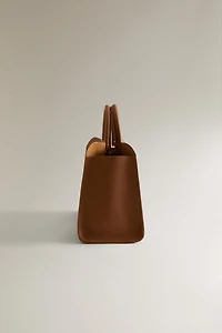LEATHER MINI TOTE BAG