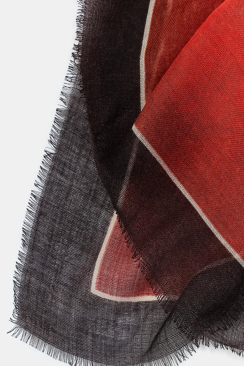 ORIENTAL PRINT SCARF