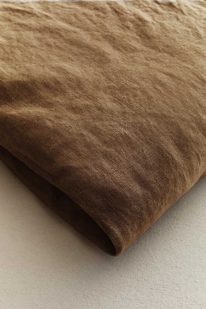 WASHED LINEN TOPPER