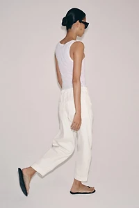 ZW COLLECTION BARREL POCKET DENIM PANTS
