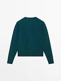 Cardigan en laine mélangée