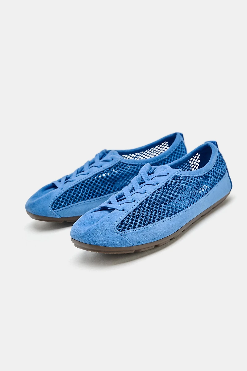 MESH PULL TAB SNEAKERS