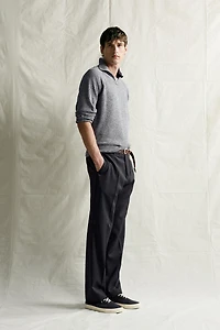 MELANGE REGULAR FIT KNIT POLO
