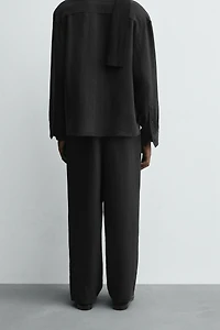 STRIPED JACQUARD PANTS