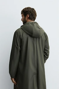 PARKA EFFET GOMME CAPUCHE