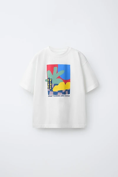 T-SHIRT À IMPRIMÉ GRAPHIQUE