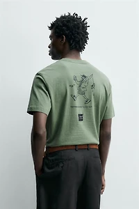 T-SHIRT À IMPRIMÉS BIMATIÈRES