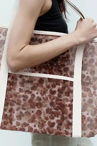ANIMAL PRINT MAXI SHOPPER