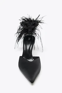 FEATHER FANTASY HEELS