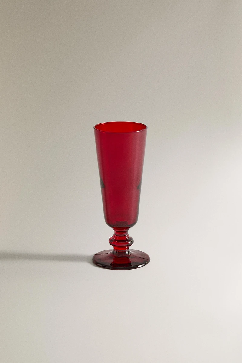 CHRISTMAS FLUTE GLASS