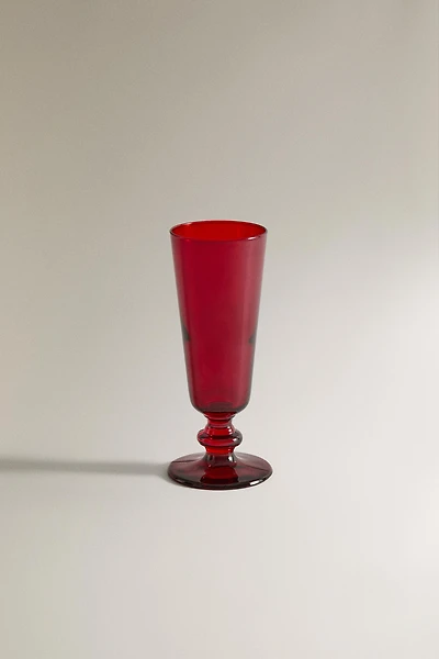 CHRISTMAS FLUTE GLASS