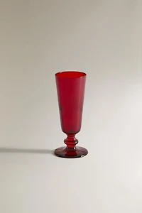 CHRISTMAS FLUTE GLASS