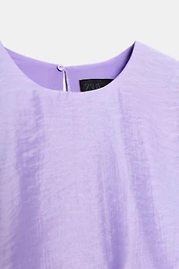RUFFLED MINI DRESS