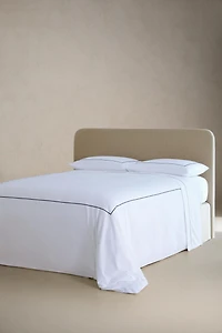 SCALLOPED SATEEN DUVET COVER
