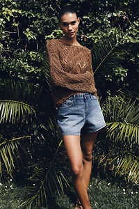 Z1975 MOM FIT MID-RISE SHORTS