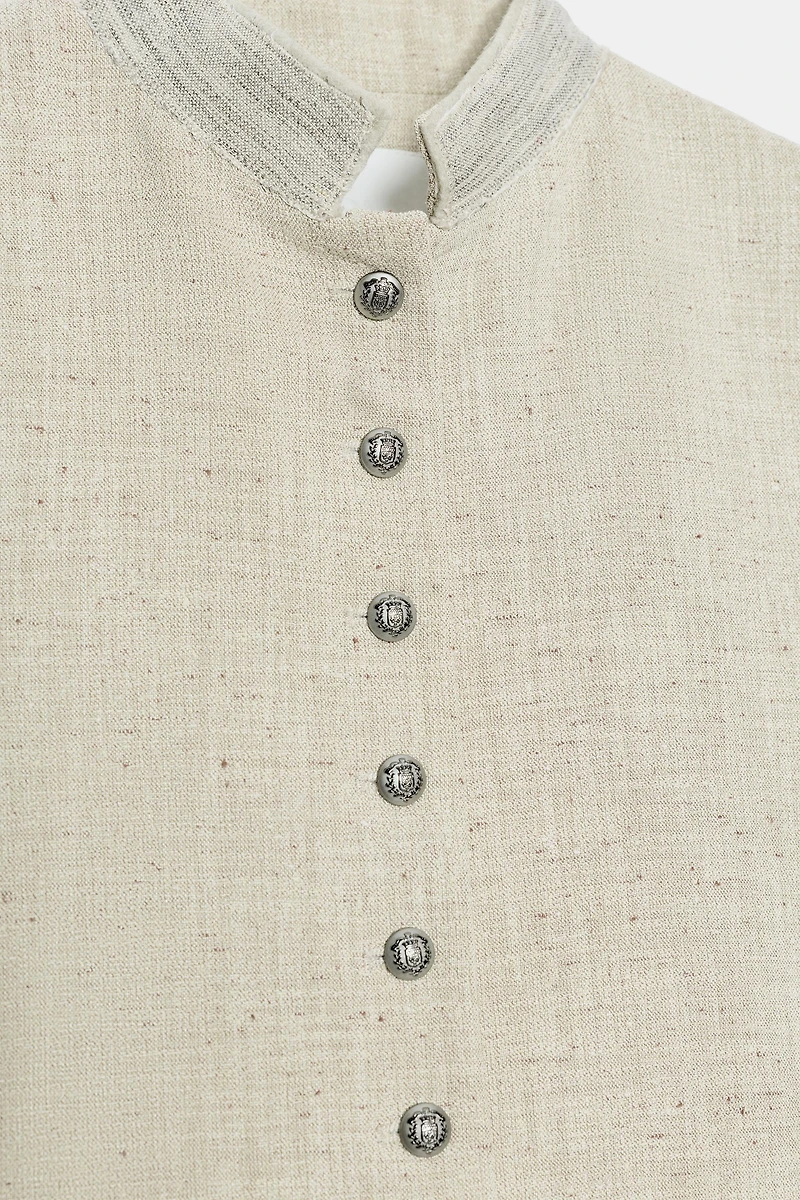 PLEATED BLAZER ZW COLLECTION