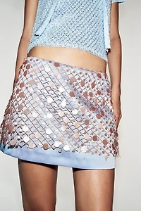 SEQUIN MINI SKIRT