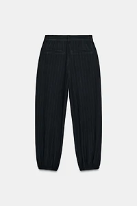 PANTALON JOGGER À RAYURES TENNIS AVEC PLIS