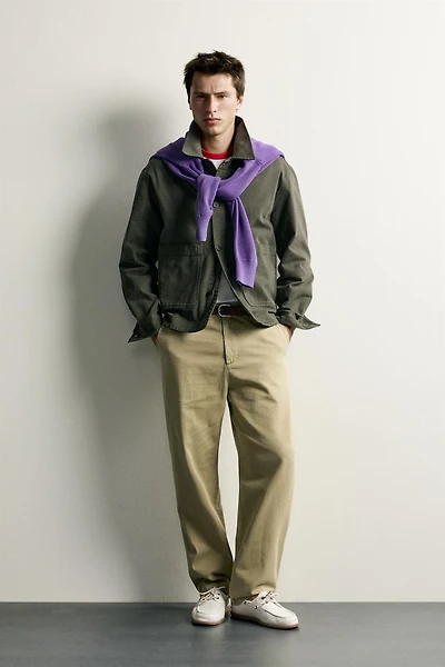 STRAIGHT FIT CHINO PANTS
