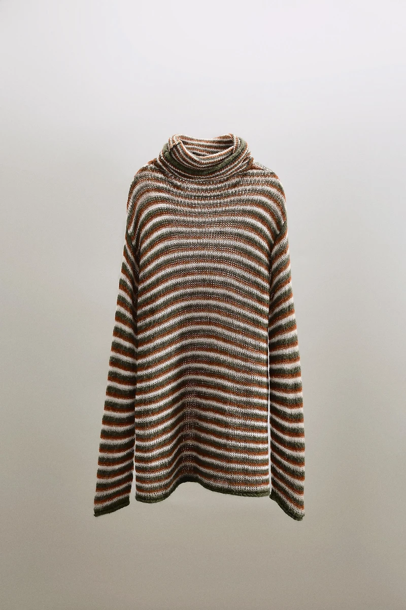 STRIPED KNIT JUMPER