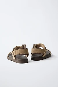 LEATHER TECHNICAL SANDALS