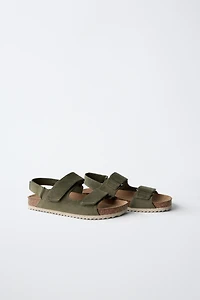BUCKLED SANDALS