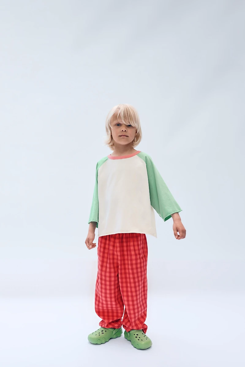 2-14 YEARS / LIMITED EDITION GINGHAM BAGGY PANTS