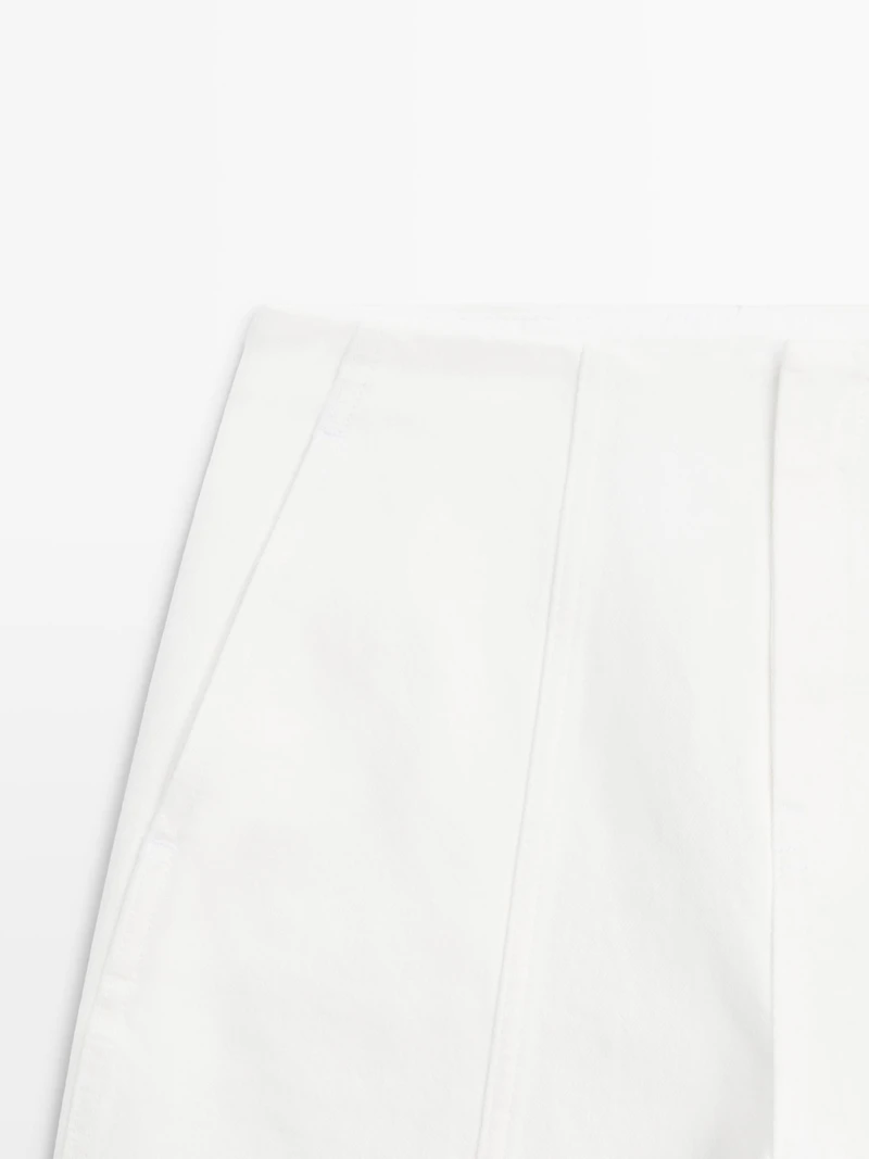 Jean barrel fit coutures apparentes
