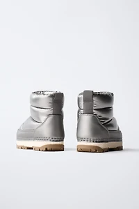 BOTTINES MÉTALLISÉES WATER REPELLENT