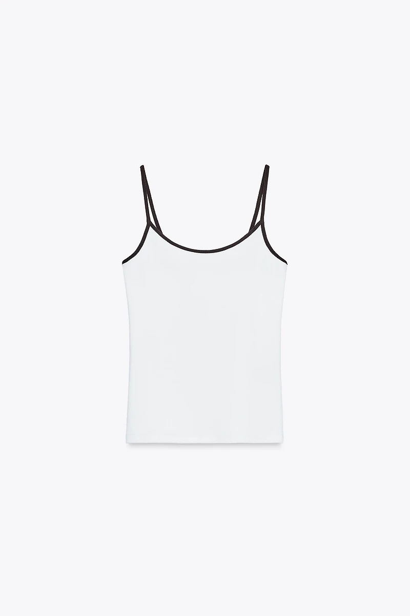 CONTRAST TANK TOP