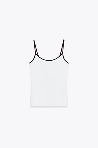 CONTRAST TANK TOP