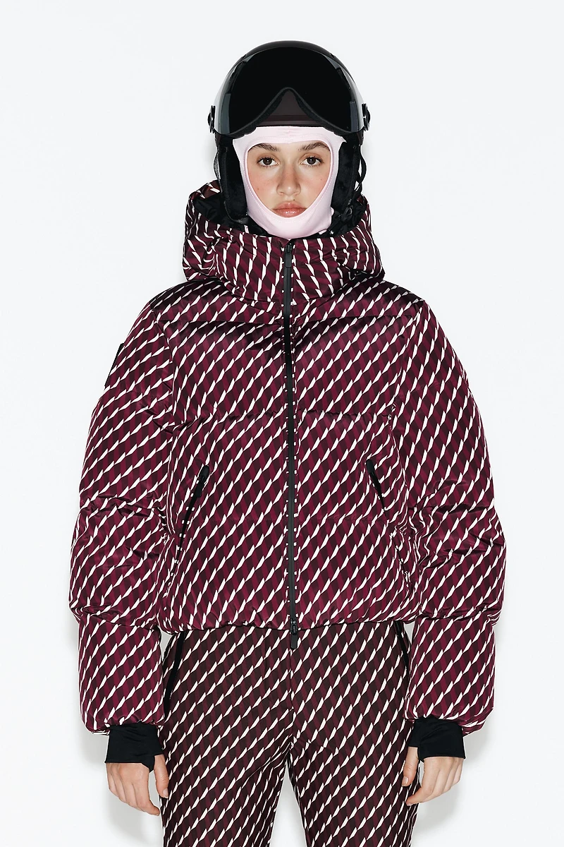 80% DOWN 20% FEATHER WATER RESISTANT WINDPROOF RECCO® TECHNOLOGY SKI COLLECTION PUFFER ANORAK