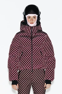 80% DOWN 20% FEATHER WATER RESISTANT WINDPROOF RECCO® TECHNOLOGY SKI COLLECTION PUFFER ANORAK