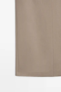 Flowing straight midi skirt - STUDIO