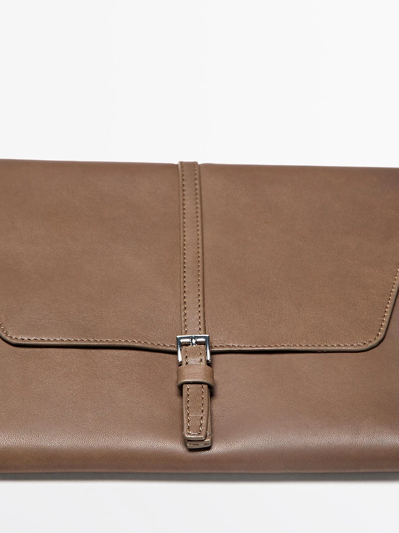 Nappa leather iPad case