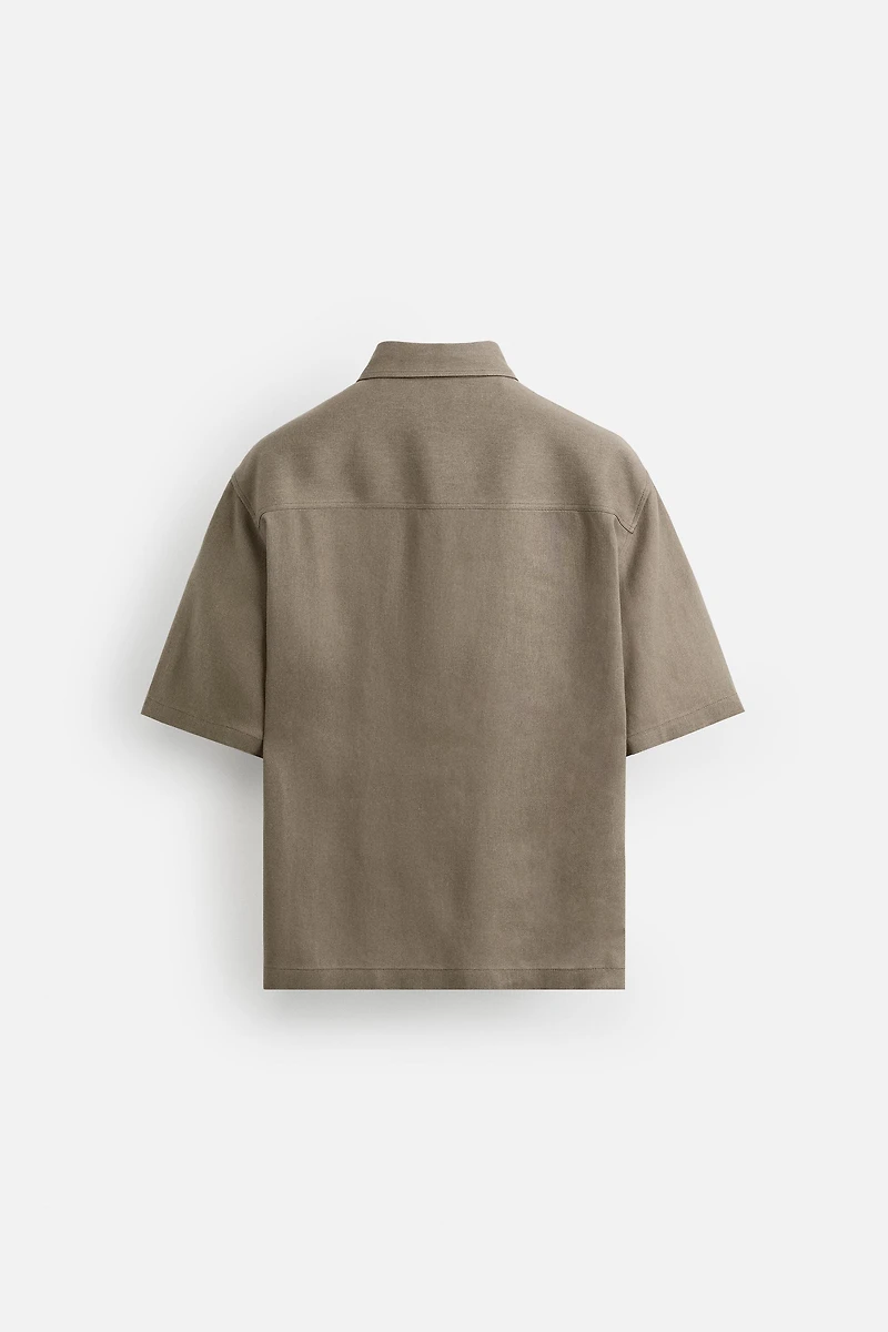VISCOSE - JUTE SHIRT