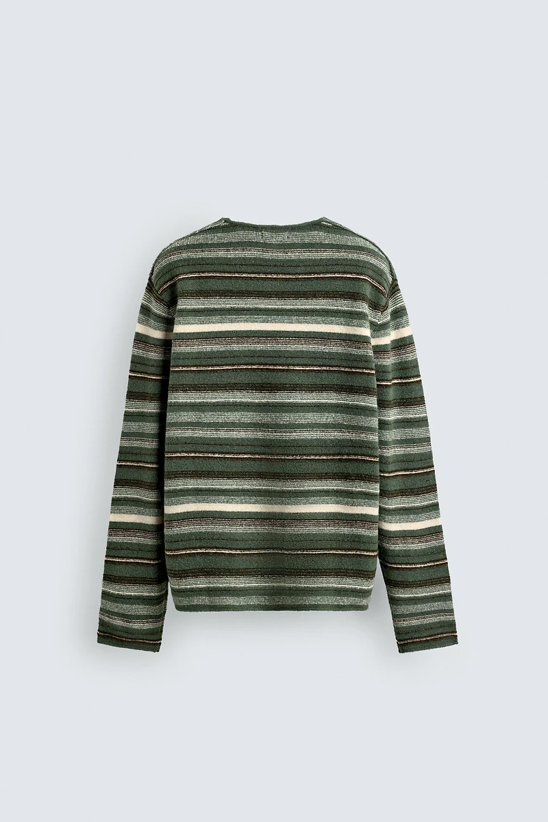 STRIPED JACQUARD JUMPER