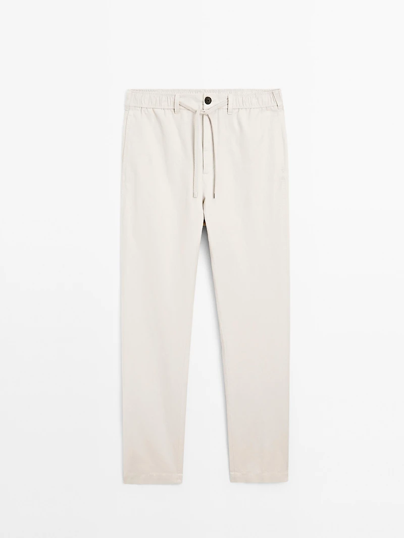 Cotton blend joggers
