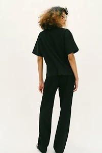 HEAVY COTTON APPLIQUÉ T-SHIRT