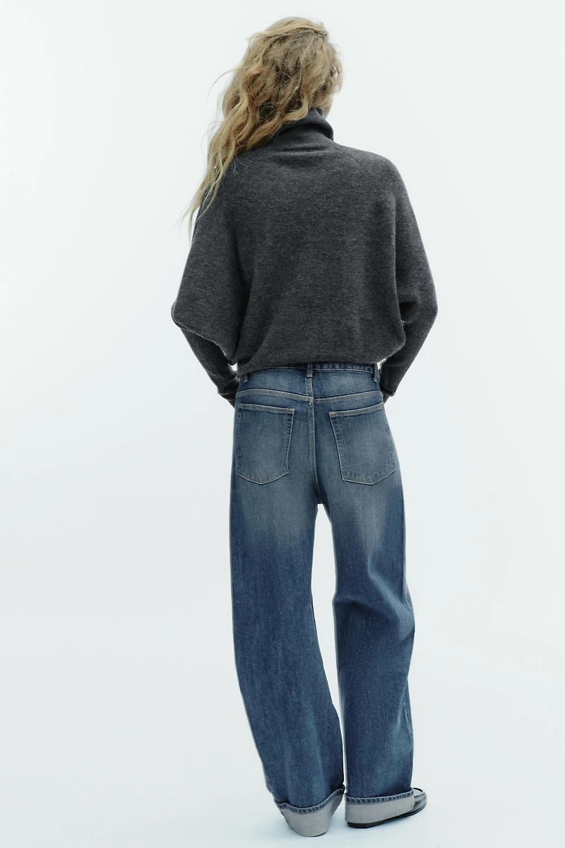 BATWING SLEEVE KNIT JUMPER