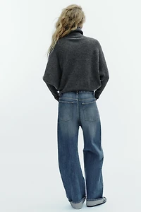 BATWING SLEEVE KNIT JUMPER