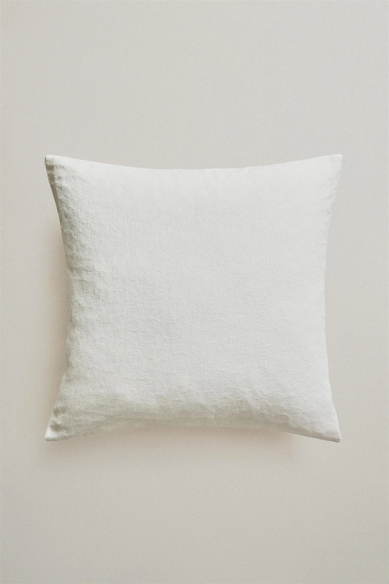 HOUSSE DE COUSSIN COTON JACQUARD