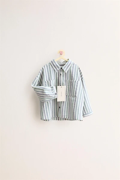 ZARA TIMELESS - CHEMISE À RAYURES AVEC POCHE