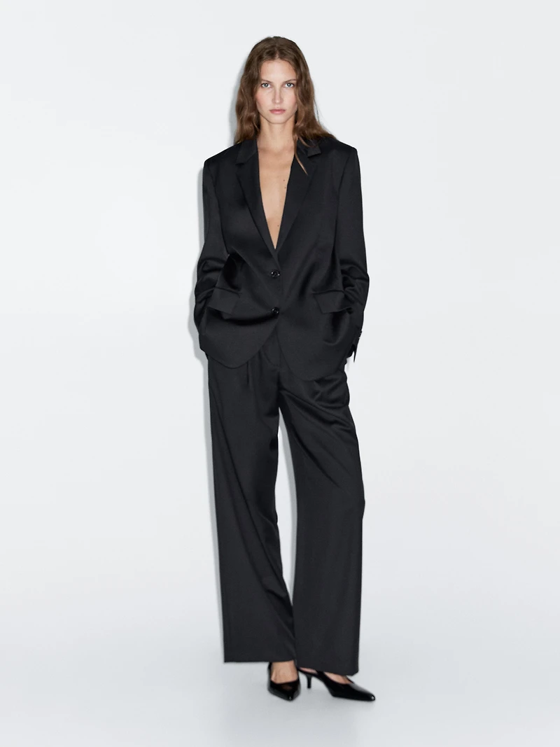 100% extra fine two-button blazer