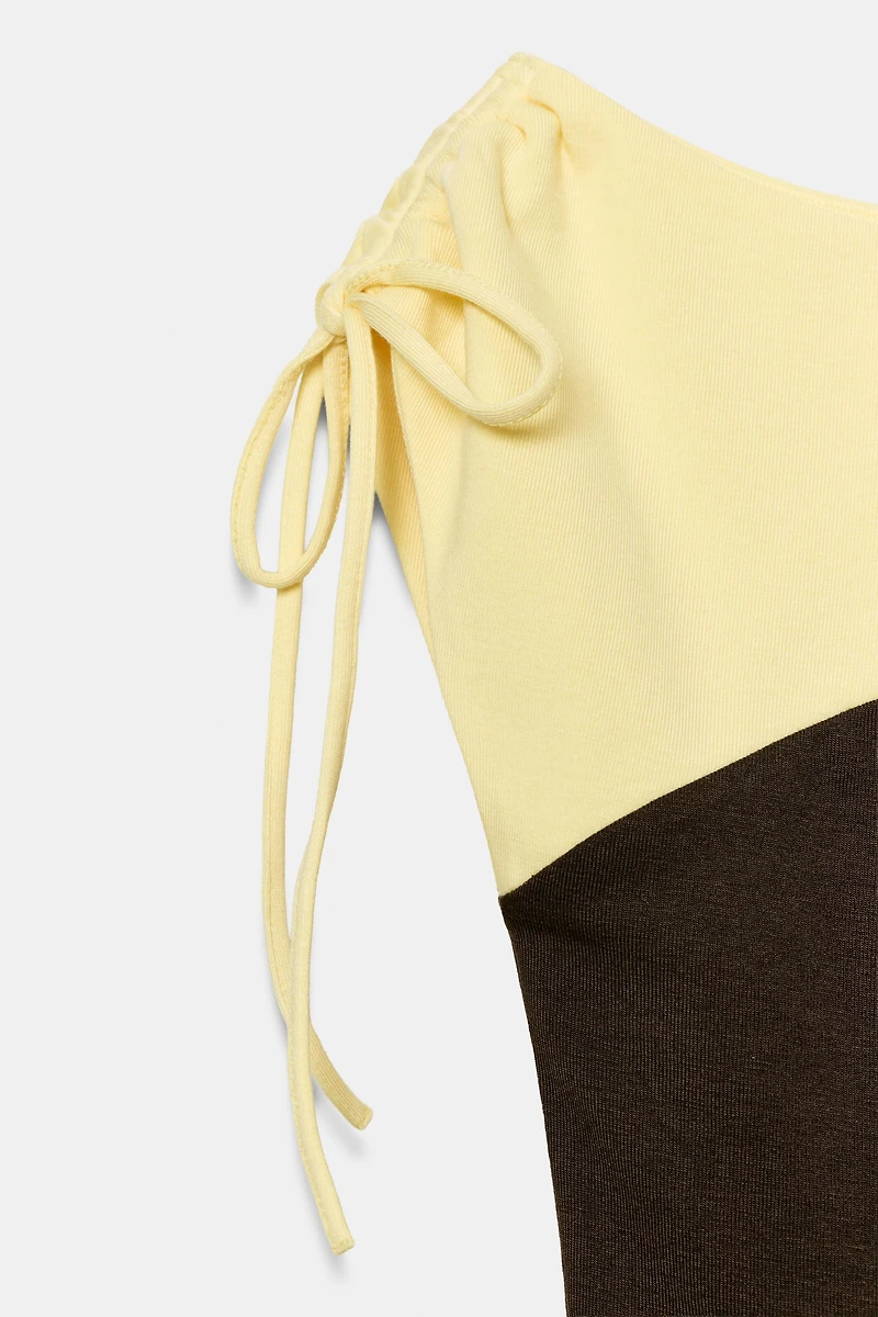 COMBINATION RUCHED TOP