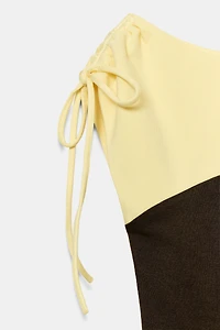 COMBINATION RUCHED TOP