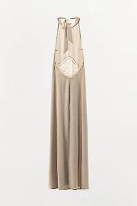EMBROIDERED MIDI DRESS