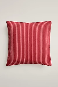 HOUSSE DE COUSSIN COTON RAYURES | KATHARINE POLE