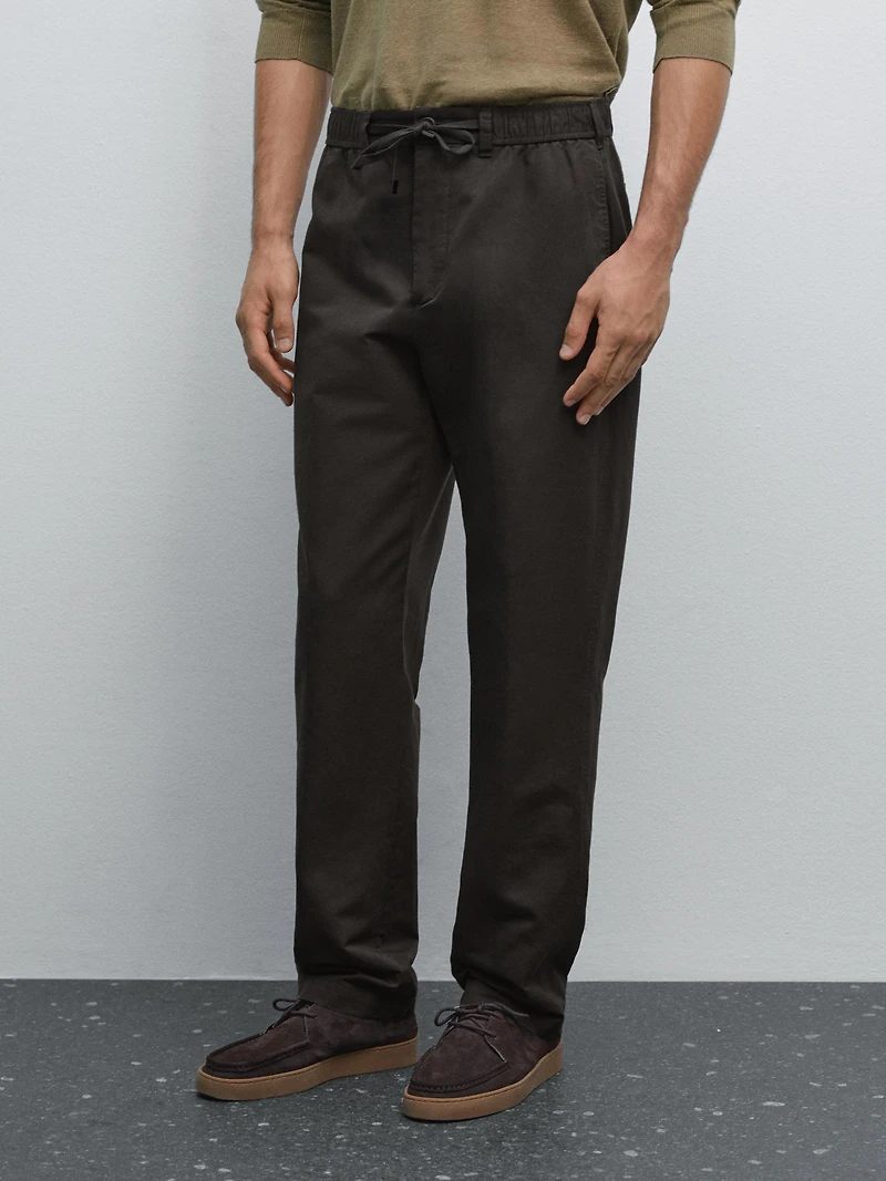 Pantalon de jogging en coton mélang