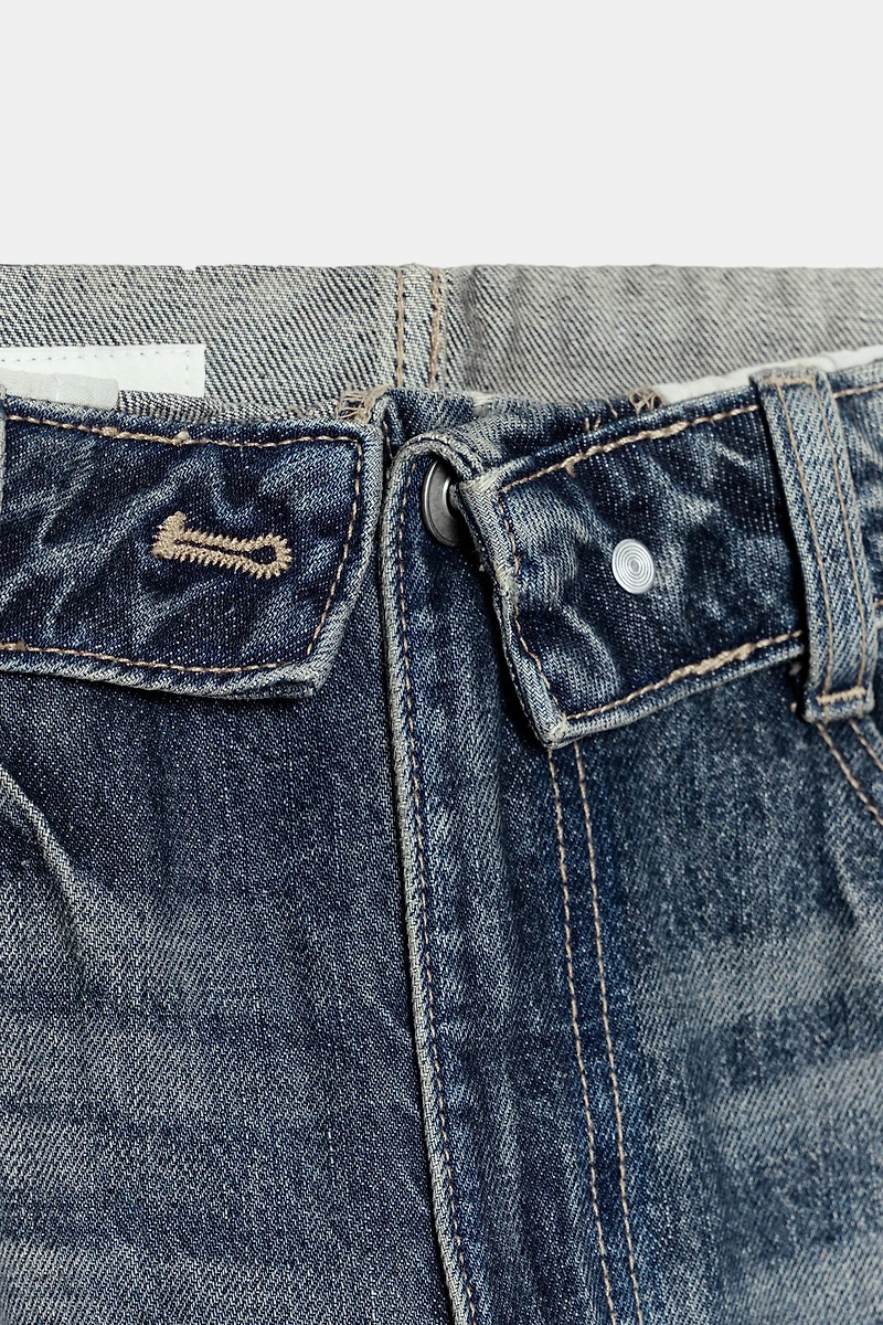 TRF MID-RISE WAIST DETAIL JEANS
